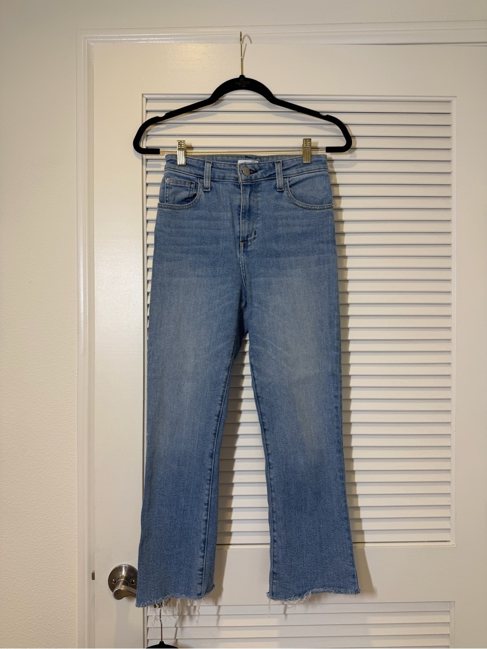 UO Light Blue High-Rise Straight Jeans - Women